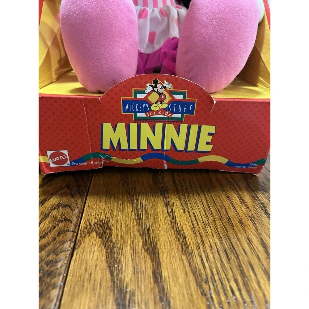 Vintage 90s Arcotoys Mattel Disney Mickey‎ and Minnie Mouse Stuffed Plush Doll